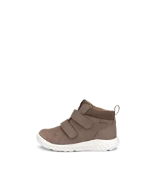 ECCO® SP.1 Lite sneakers i nubuck med Gore-Tex membran og velcro remme til børn - Beige - O
