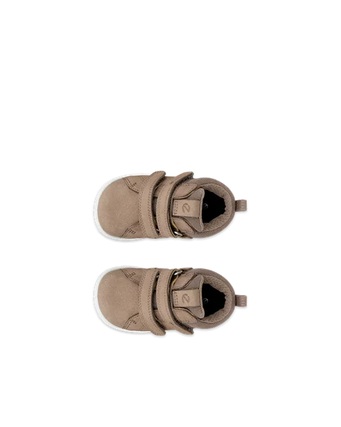 ECCO® SP.1 Lite „Gore-Tex“ nubuko sportbačiai su kibtukais vaikams - Rusvai gelsvas - Top_Left_Pair