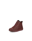 Kids' ECCO® Soft 60 Nubuck Waterproof Shoe - Claret - M