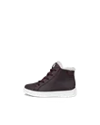 ECCO® Street Tray Gore-Tex sko i nubuck til børn - Bordeaux - O