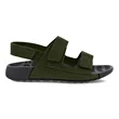 ECCO® Cozmo sandaler i nubuck med to remme til drenge - Grøn - Outside