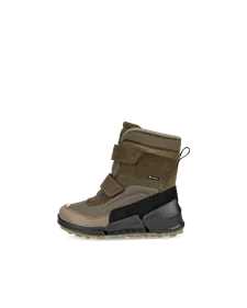 Kids' ECCO® Biom K2 Suede Gore-Tex Sneaker Boot - Green - O