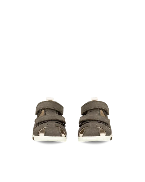 ECCO® Mini Stride Fiskarsandal nubuck barn - Grön - Front_Pair