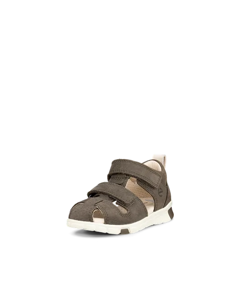 ECCO® Mini Stride Fiskarsandal nubuck barn - Grön - M