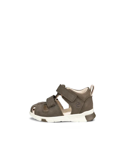 ECCO® Mini Stride Fiskarsandal nubuck barn - Grön - O