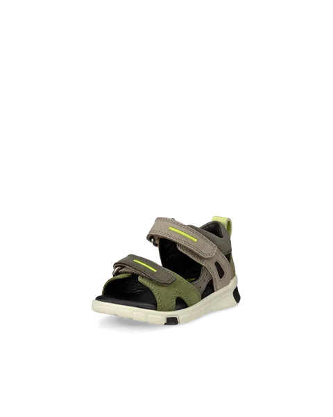 ECCO® Mini Stride sandaler i nubuck til børn - Grøn - M