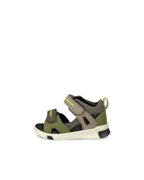 ECCO® Mini Stride sandaler i nubuck til børn - Grøn - O