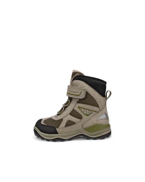 ECCO® Snow Mountain Kinderen waterdichte winterlaars van nubuck - Groen - O