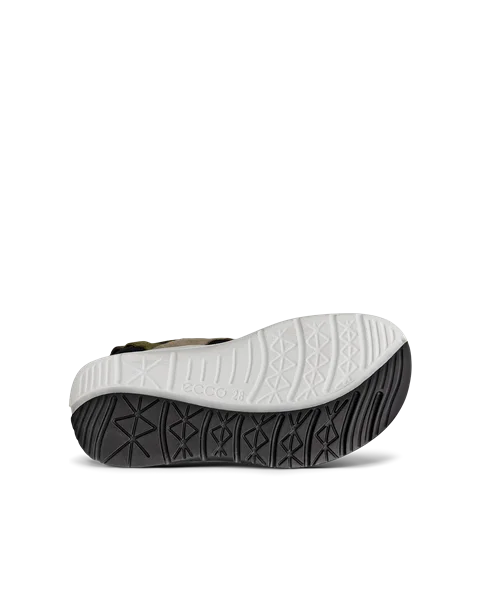 Otroški pohodniški sandal iz nubuka ECCO® X-Trinsic - Zelena - S