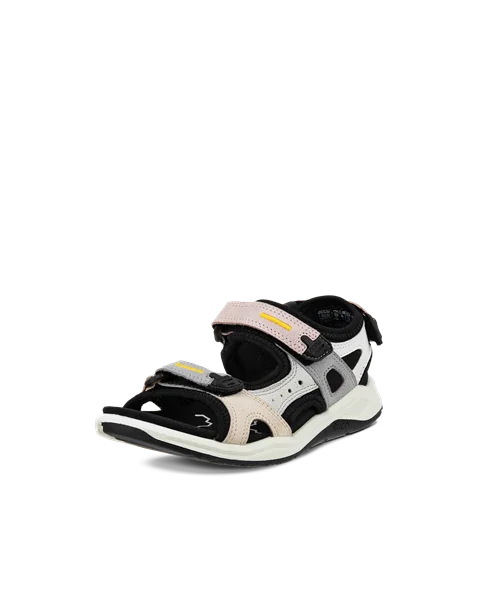 Dievčenské nubukové vychádzkové sandále ECCO® X-Trinsic - Sivá - M