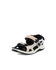 Dievčenské nubukové vychádzkové sandále ECCO® X-Trinsic - Sivá - M
