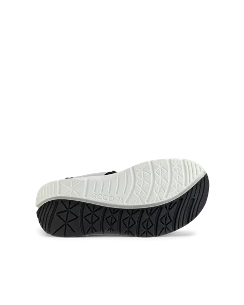 Dievčenské nubukové vychádzkové sandále ECCO® X-Trinsic - Sivá - S