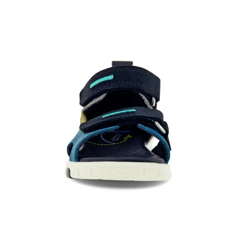 Chlapecké nubukové sandály ECCO® Mini Stride - Modrá - Front