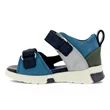 ECCO® Mini Stride sandaler i nubuck til drenge - Blå - Inside