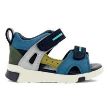 ECCO® Mini Stride sandaler i nubuck til drenge - Blå - Outside