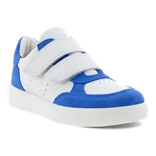 ECCO® Street 1 fiú bőr sneaker - Kék - Main