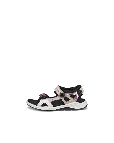 Kids' ECCO® X-Trinsic Leather Walking Sandal - Multicolour - O