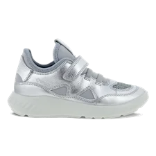 ECCO® SP.1 Lite Gore-Tex sneakers i læder til piger - Sølv - Outside