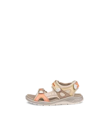 Kids' ECCO® X-Trinsic Leather Walking Sandal - Multicolour - O
