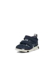 Dětské nubukové sandály s uzavřenou špičkou ECCO® Mini Stride - Tmavě modrá - M