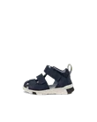 Dětské nubukové sandály s uzavřenou špičkou ECCO® Mini Stride - Tmavě modrá - O