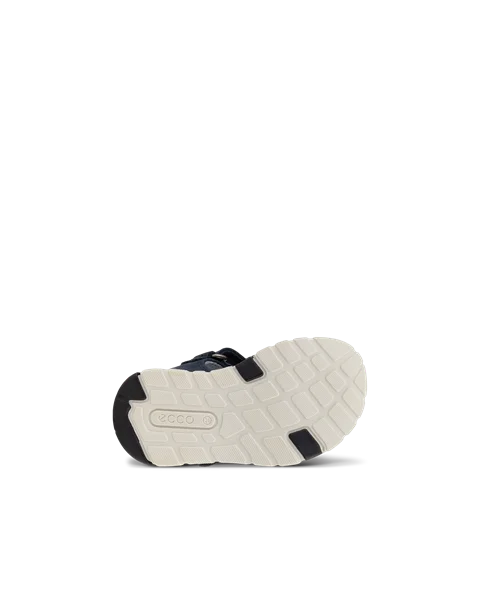 Dětské nubukové sandály s uzavřenou špičkou ECCO® Mini Stride - Tmavě modrá - S