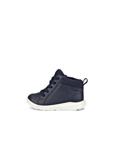 Kids' ECCO® SP.1 Lite Leather Gore-Tex Lace-Up Trainer - Navy - O