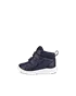 Dziecięce nubukowe buty sportowe na rzepy Gore-Tex ECCO® SP.1 Lite - Granatowy - O
