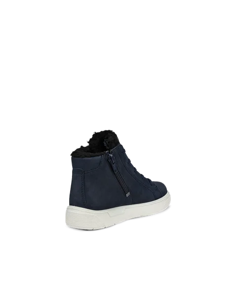 ECCO® Street Tray Gore-Tex-sko nubuck barn - Marinblå - B