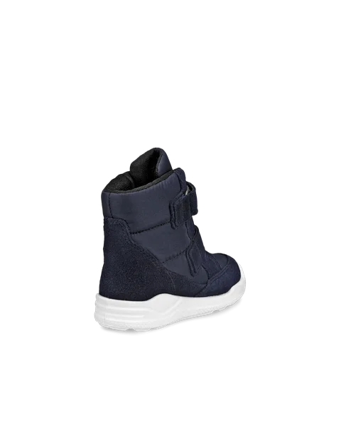 ECCO® Urban Mini bottes mi-hautes en daim Gore-Tex pour enfant - Bleu marine - B