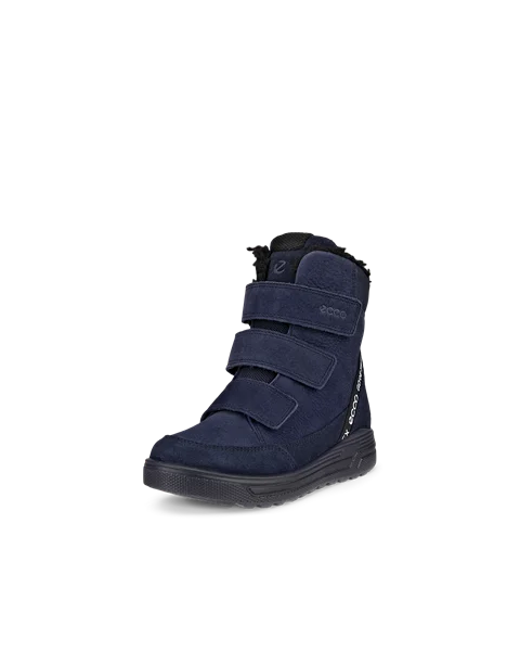 ECCO® Urban Snowboarder Gore-Tex vinterstøvle i nubuck til børn - Marineblå - M