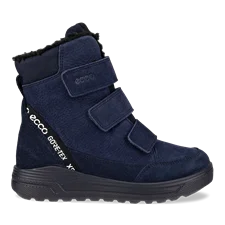 Dětská kožená Gore-Tex zimní kotníčková obuv ECCO® Urban Snowboarder - Tmavě modrá - Outside