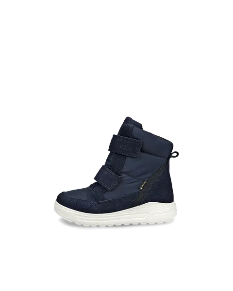 Kids' ECCO® Urban Snowboarder Suede Gore-Tex Winter Boot - Navy - O