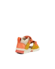 Kids' ECCO® Mini Stride Nubuck Sandal - Orange - B