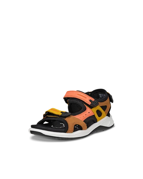 Dětské nubukové outdoorové sandály ECCO® X-Trinsic - Oranžová  - M