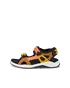Dievčenské nubukové vychádzkové sandále ECCO® X-Trinsic - Oranžová - O