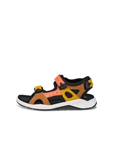 Detské nubukové vychádzkové sandále ECCO® X-Trinsic - Oranžová - O