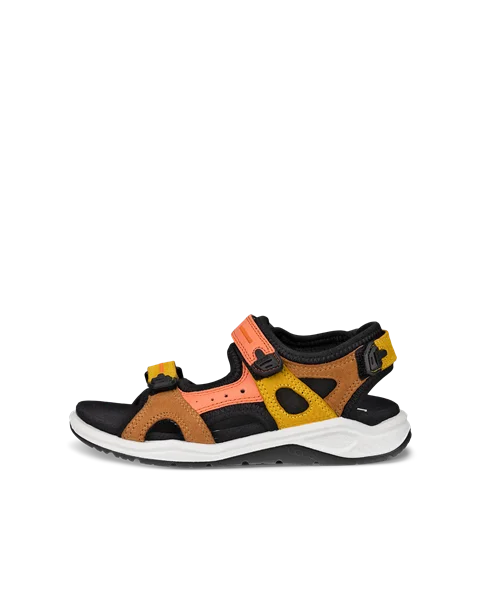 Detské nubukové vychádzkové sandále ECCO® X-Trinsic - Oranžová - O