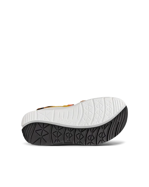 Detské nubukové vychádzkové sandále ECCO® X-Trinsic - Oranžová - S