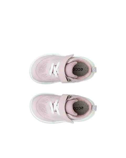 ECCO® BIOM 2.2 Infant outdoor sneaker i tekstil til børn - Pink - Top_Left_Pair