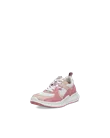 ECCO® BIOM 2.2 baskets de plein air en cuir pour enfant - Pink - M