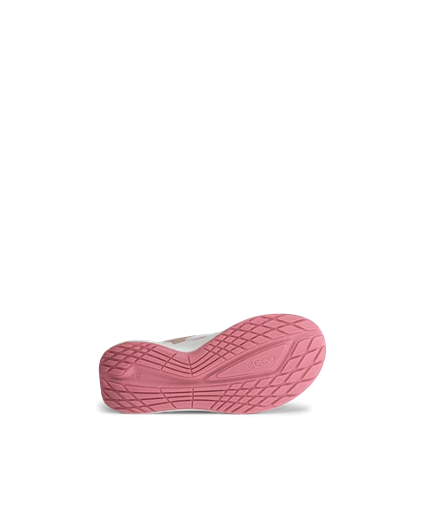 ECCO® BIOM 2.2 baskets de plein air en cuir pour enfant - Pink - S
