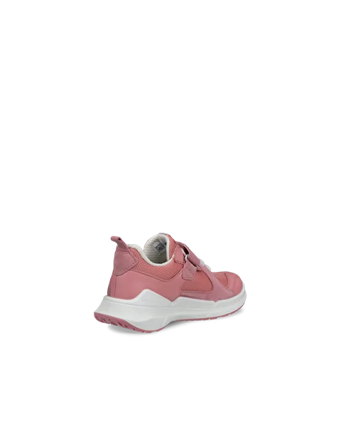 Kids' ECCO® BIOM 2.2 Leather Outdoor Trainer - Pink - B