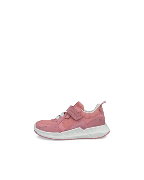 Kids' ECCO® BIOM 2.2 Leather Outdoor Trainer - Pink - O