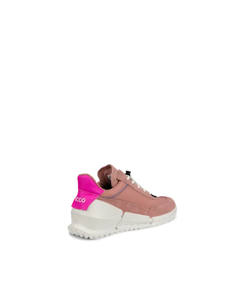 Otroški Gore-Tex ležerni čevlji iz semiša ECCO® Biom K1 - Pink - B