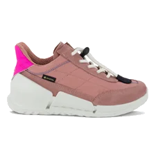 ECCO® Biom K1 Gore-Tex sneakers i ruskind til piger - Pink - Outside