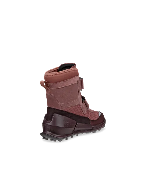 ECCO® Biom K2 Gore-Tex vinterstøvle i ruskind til børn - Pink - B