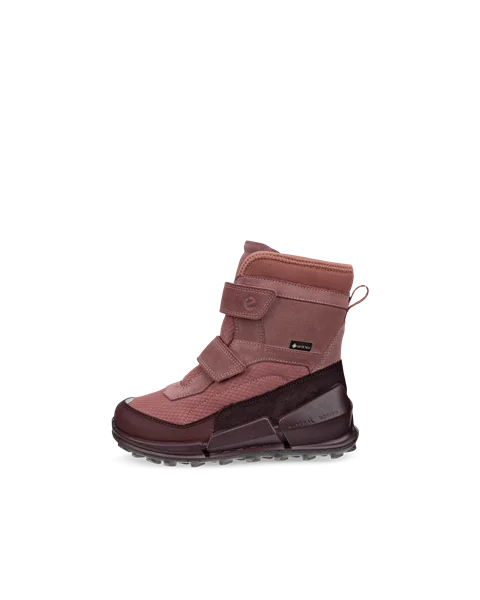 ECCO® Biom K2 Gore-Tex vinterstøvle i ruskind til børn - Pink - O