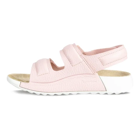 ECCO® Cozmo 60 sandaler i læder med to remme til børn - Pink - Inside