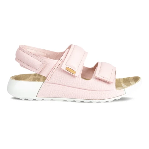 ECCO® Cozmo 60 sandaler i læder med to remme til børn - Pink - Outside